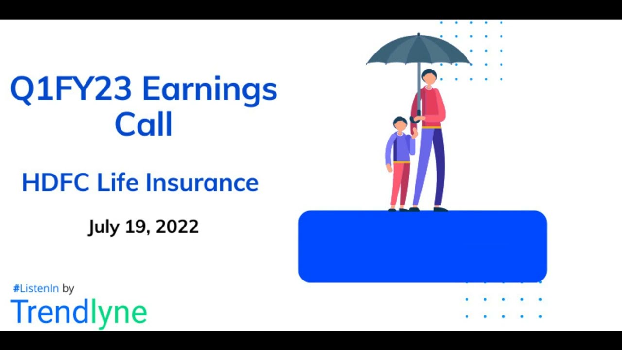 HDFC Life Insurance Earnings Call for Q1FY23