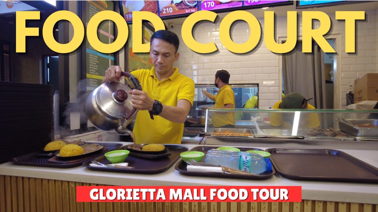 [4K] GLORIETTA MALL FOOD COURT TOUR I MAKATI CITY, PHILIPPINES