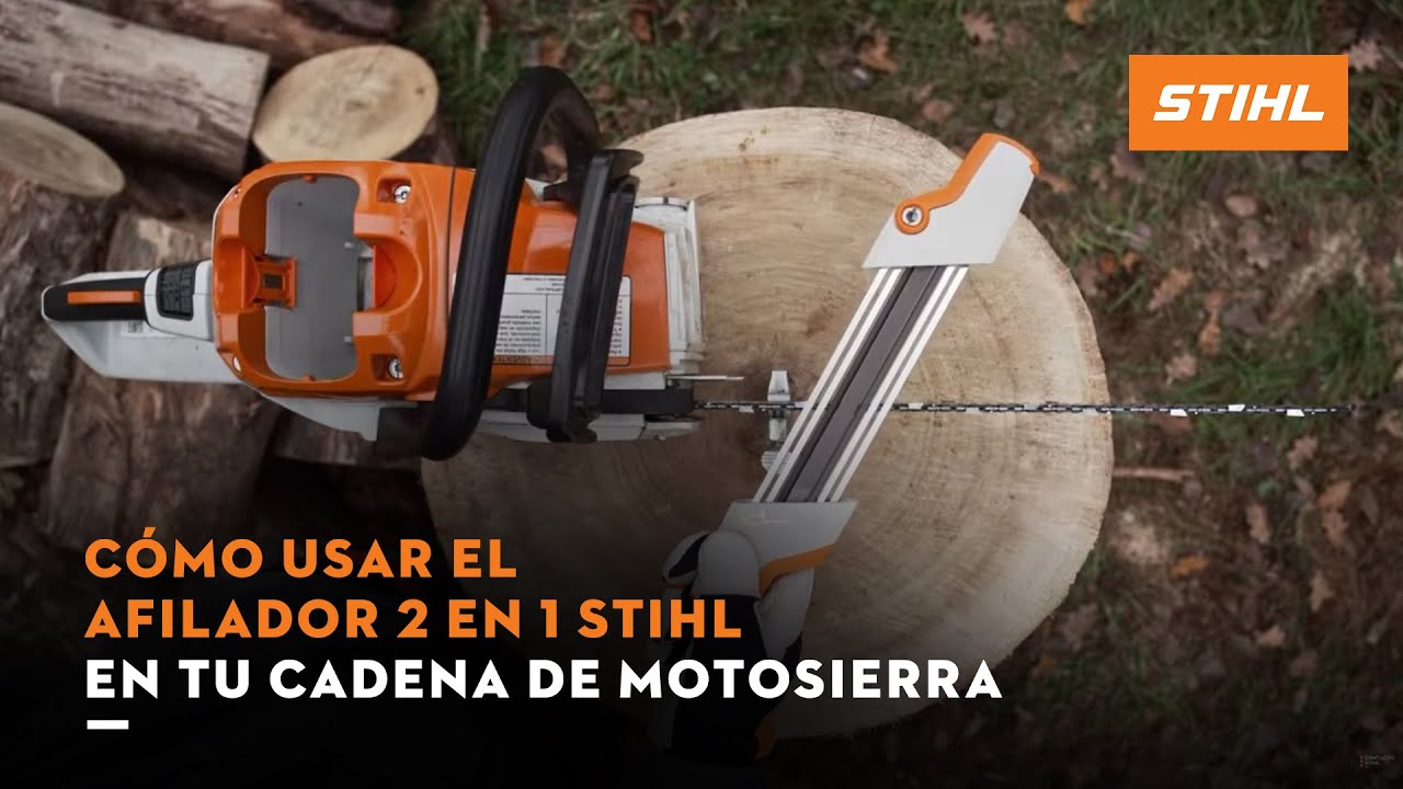 C&oacute;mo usar el afilador 2 en 1 STIHL en tu cadena de motosierra | STIHL M&Eacute;XICO
