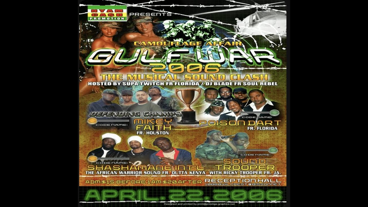 SOUND TROOPER VS SHASHAMANE VS POISON DART VS MIKEY FAITH | GULF WAR | April 22 2006 Texas
