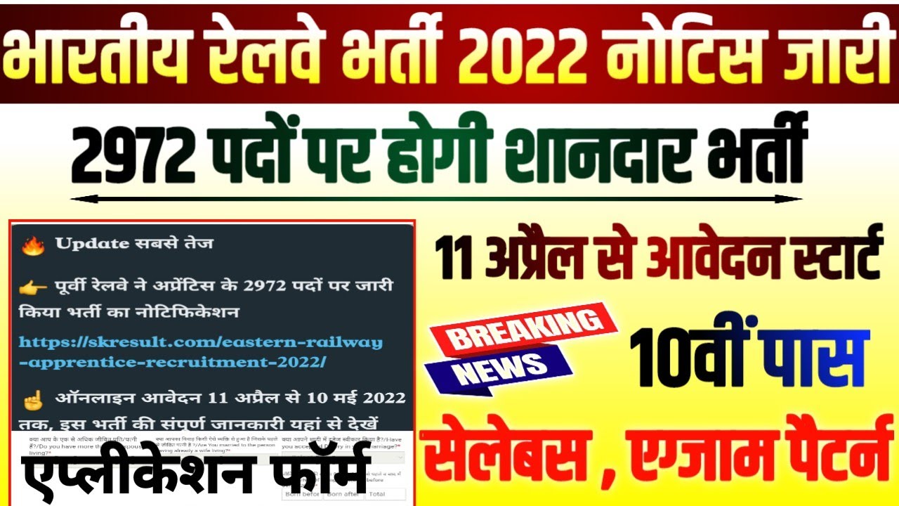Indian Railway Apprentice 2022 Notification // Iti Apprentice 2022 // BLW Varanasi Apprentice 2022