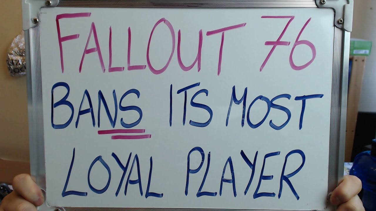 Bethesda BAN Fallout 76's Most LOYAL PLAYER!!!