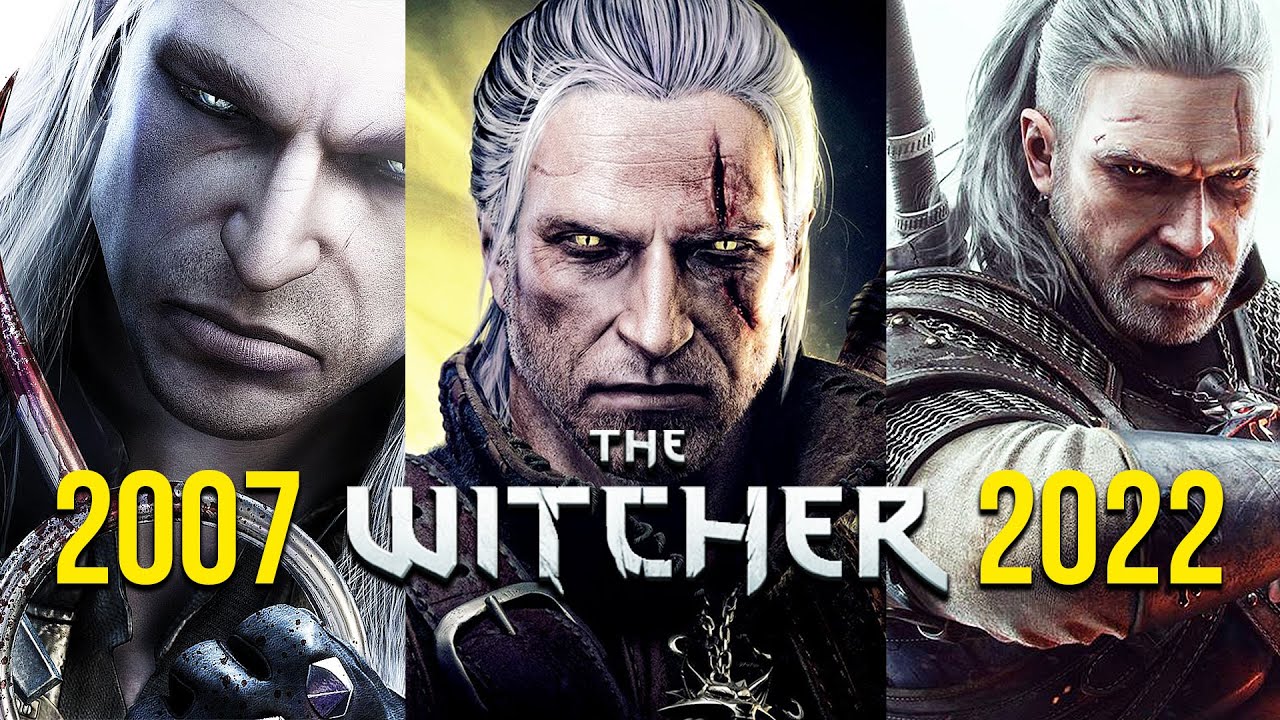 Complete Evolution of The Witcher Games 2007 - 2022