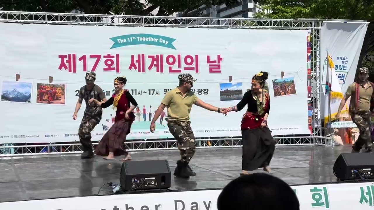 Gorkha Paltana  Group Dance performance in southkorea #teamnepal 🇳🇵🇳🇵2024