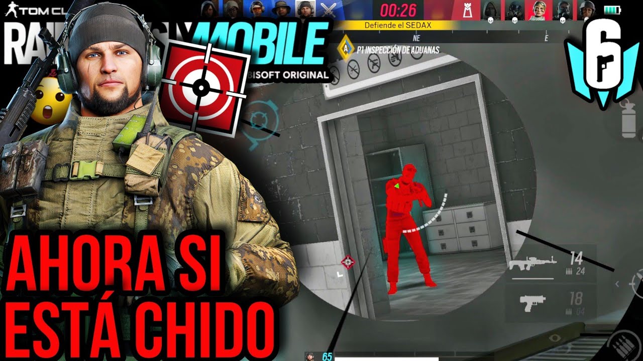 PROBANDO a GLAZ BUFFEADO y ME SORPRENDIÓ 😧😲 Rainbow Six Mobile R6M 