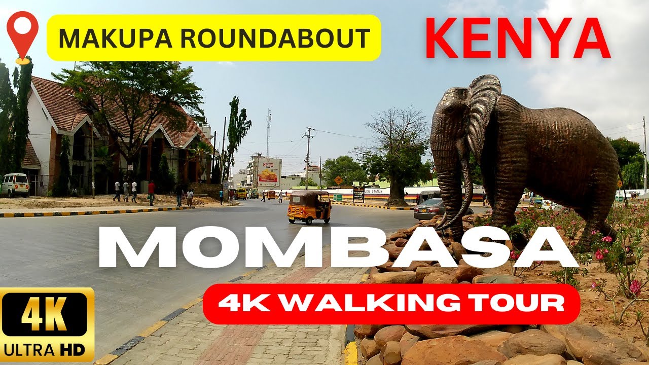 AFRICA [4K] MOMBASA, KENYA WALKING TOUR: EXPLORING SABA SABA - MAKUPA ROUTE