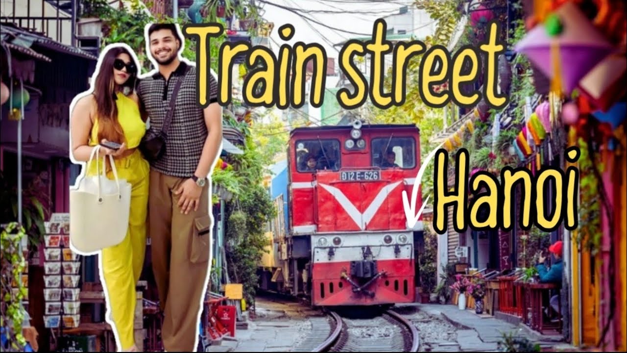Vietnam Hanoi Eps:5 - Brutally honest review | Train street 😨#vietnam #trainstreet #hanoi 