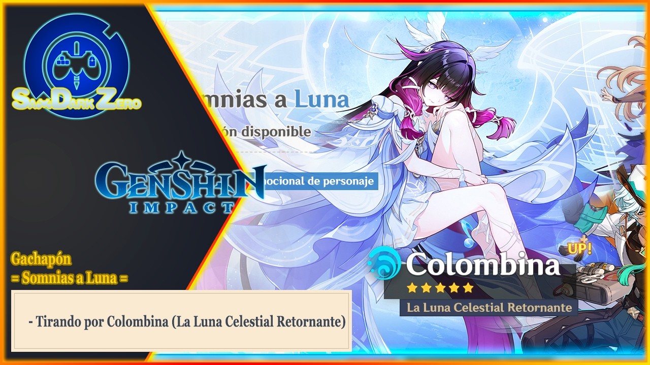 Genshin Impact - Tirando por Colombina - (La Luna Celestial Retornante)
