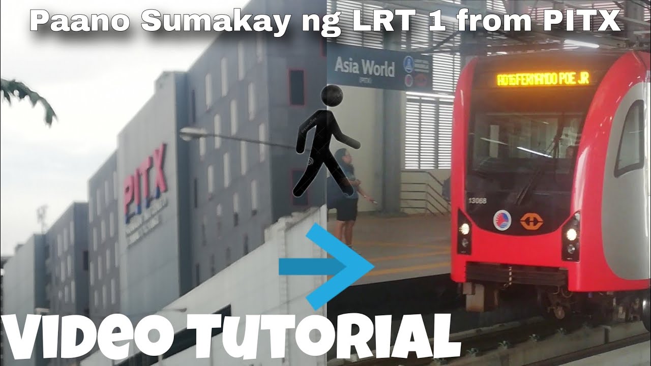 How to Get to LRT 1 Station from PITX Terminal Building 2024 | LRT 1 Cavite Extension