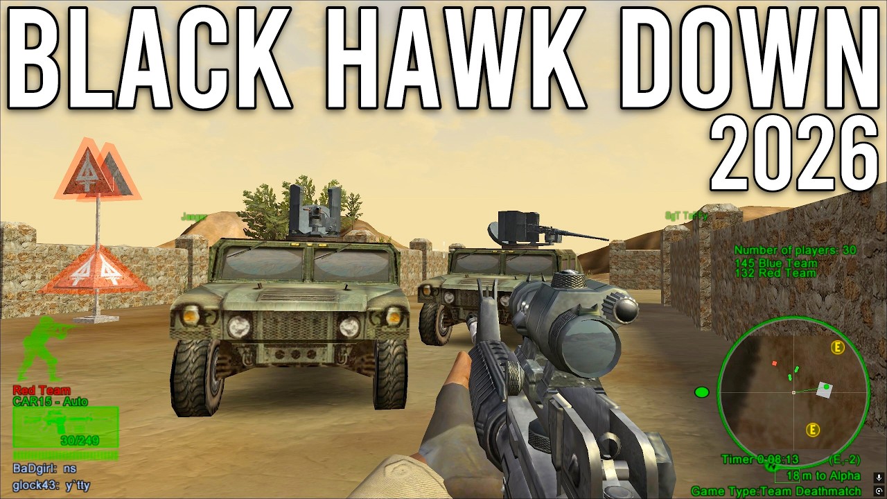 Многопользовательский режим Delta Force Black Hawk Down в 2026 году | 35 игроков