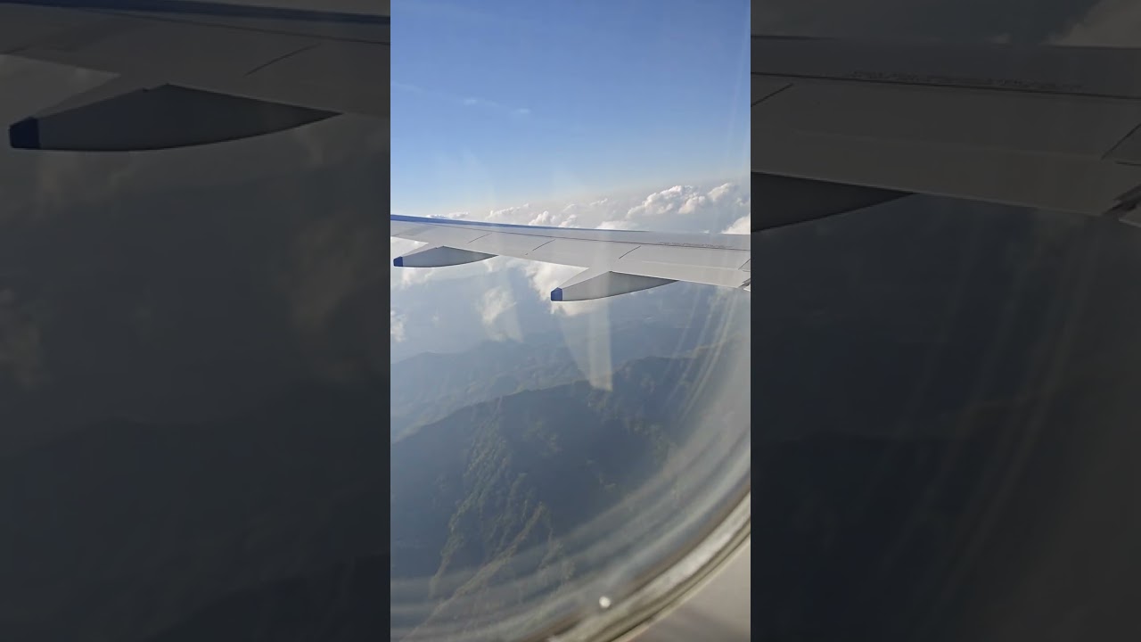 Beautiful plane view of Mizoram 