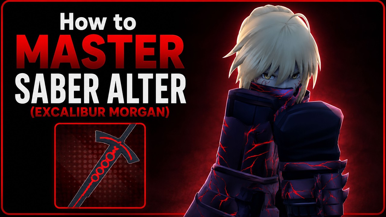 How to MASTER SABER ALTER (EXCALLIBUR MORGAN) in LINEAGE PIECE Roblox