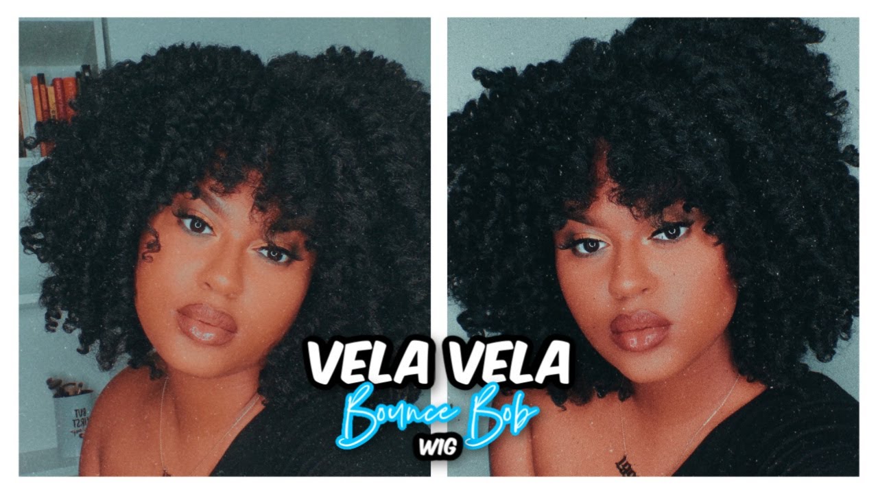 MY CURLY HAIR ROUTINE? SIS, GET THIS $15 WIG!! | VELLA VELLA BOUNCE BOB