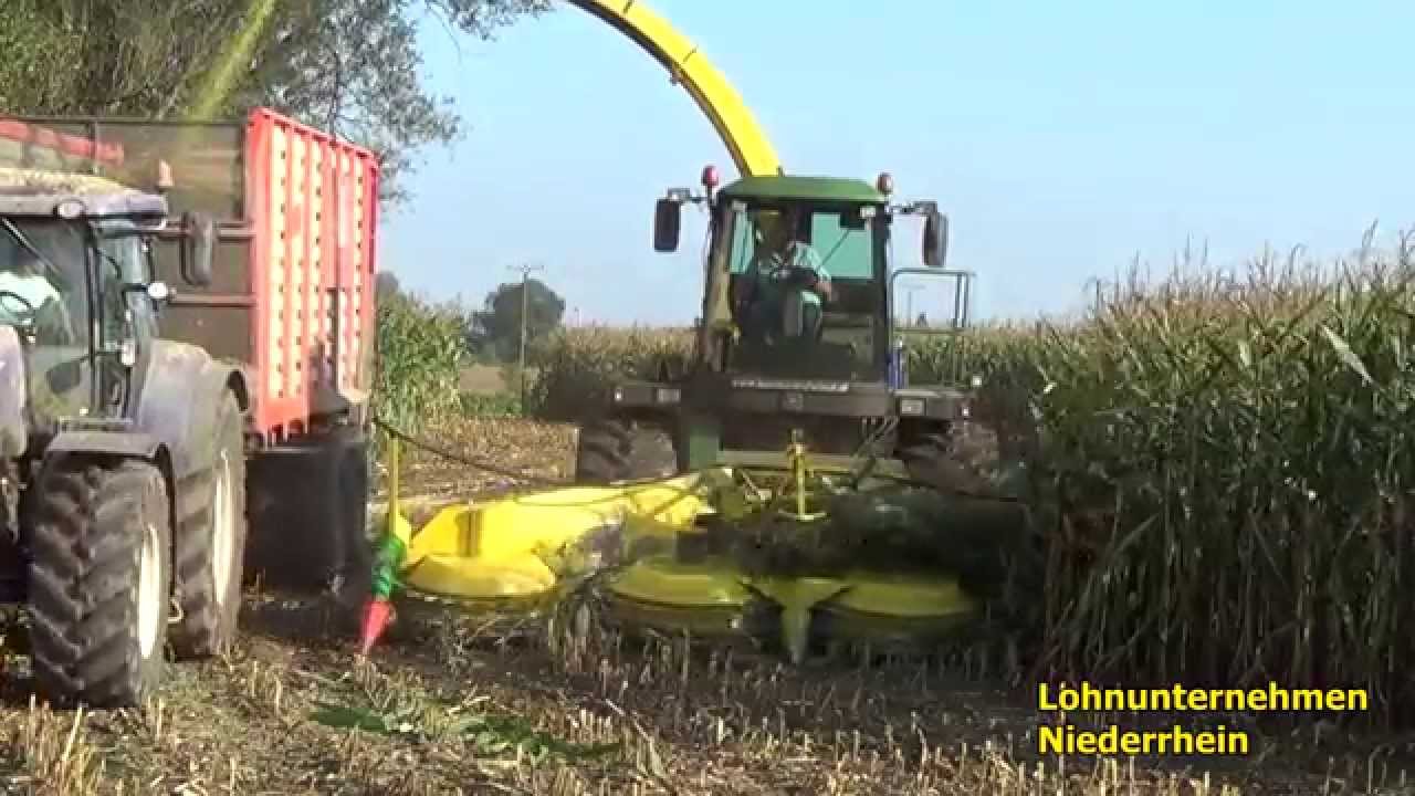 John Deere 6750 beim Maishäckseln 2014 | Agrar Video