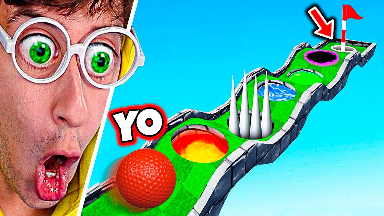 99.9% IMPOSIBLE HOYO TROLL 😂⛳! (Carrera Hermanos 🔥) - Golf it TEKENDO