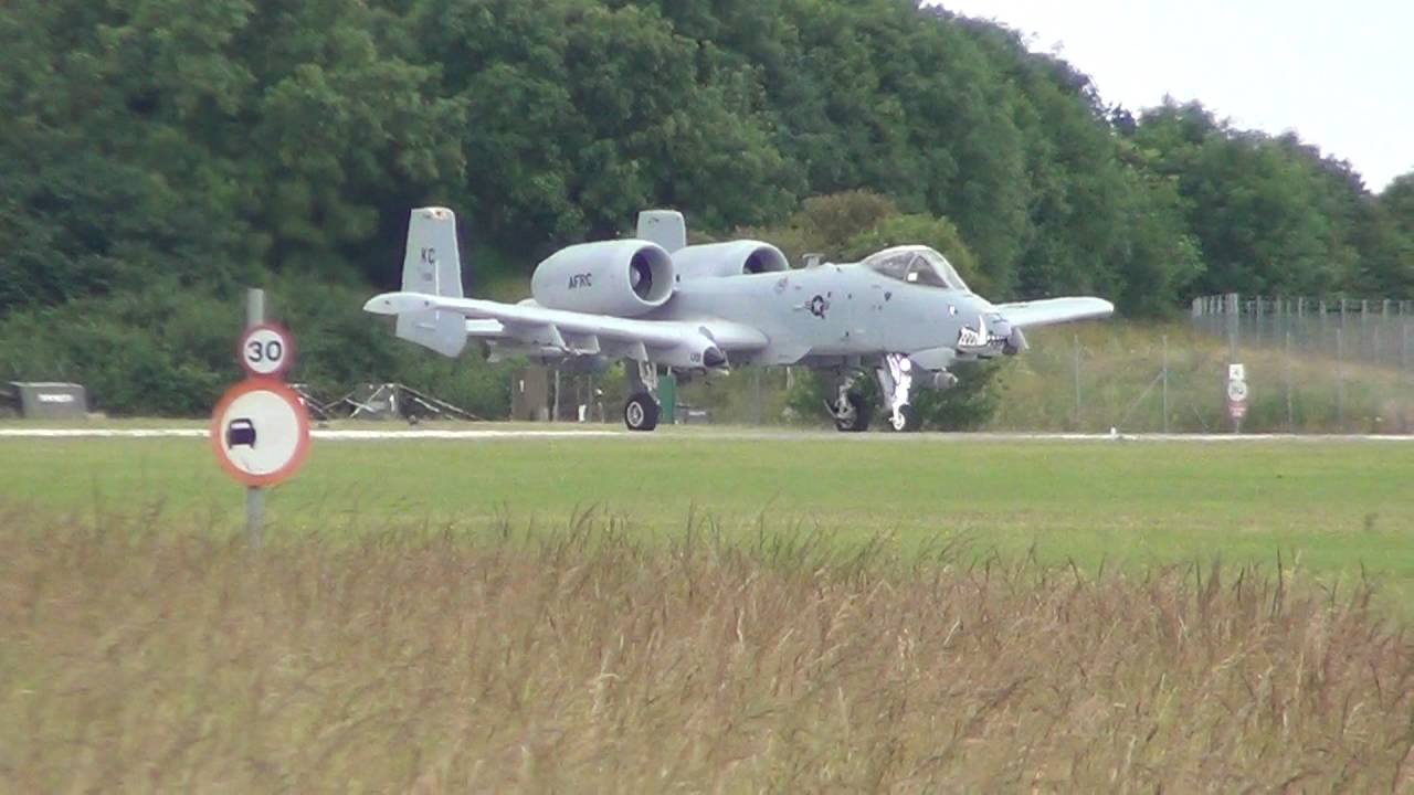 USAF A-10C Thunderbolt on RAF Leeming 14-07-2016