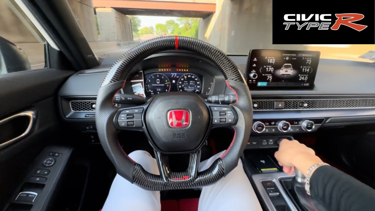 POV Driving Modified Civic Type R FL5 | Raw Exhaust and Turbo noise