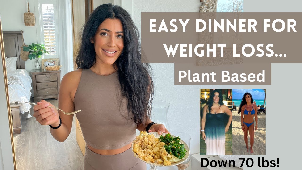 Easy Weight Loss Dinner/ Cauliflower Mac n Cheese/ Plant Based