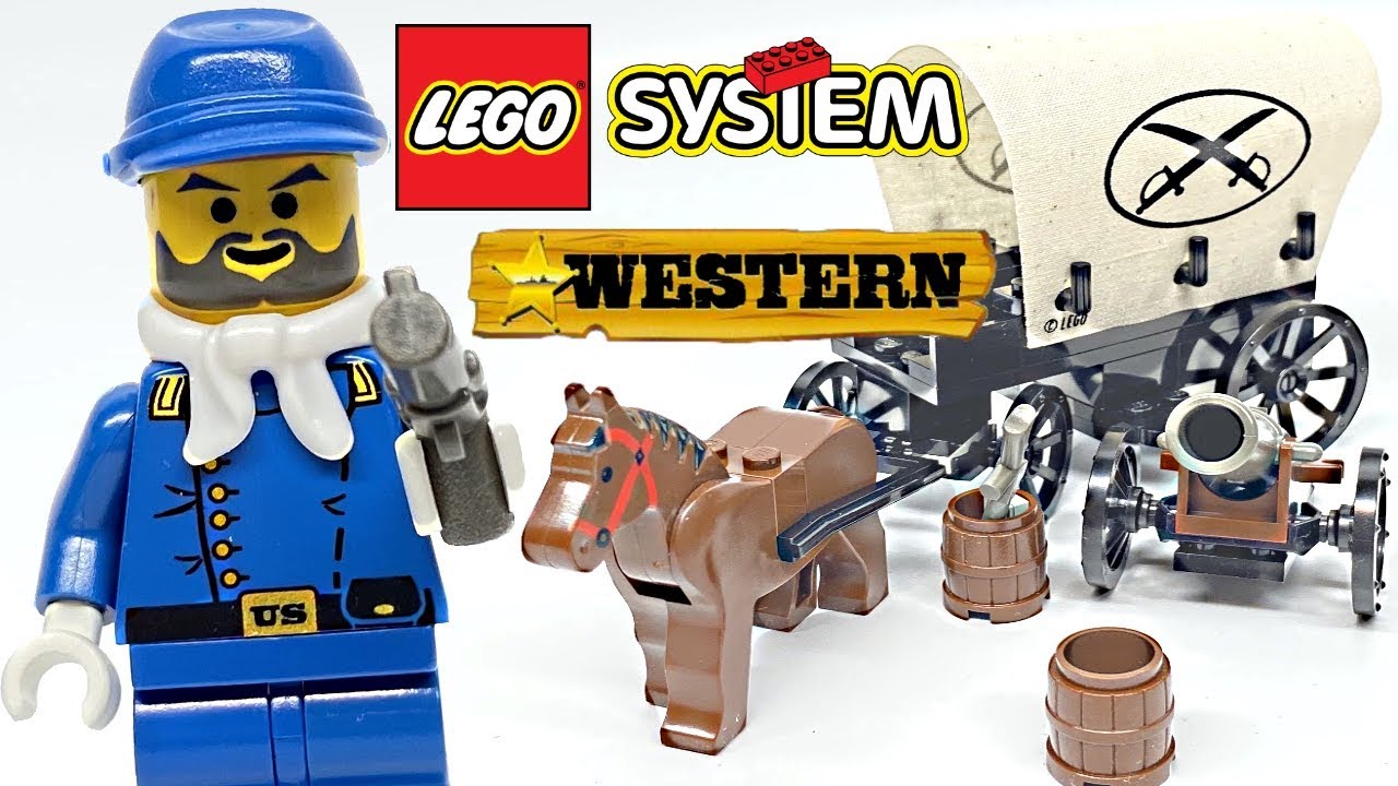 LEGO Western Weapons Wagon review! 1996 set 6716!