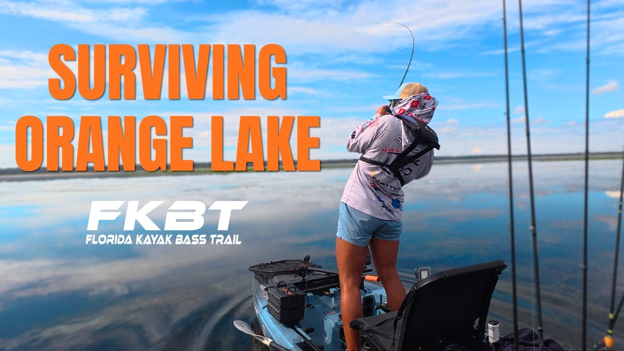 I ALMOST Gave Up... Kayak Bass Fishing Tournament on Orange Lake