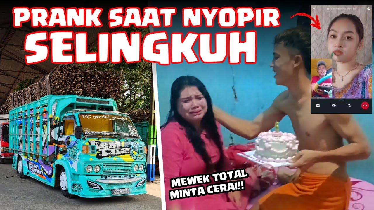 🔴PRANK SELINGKUH SAAT NYUPIR..!! Hampir di banting HP nya - MINTA CERAI