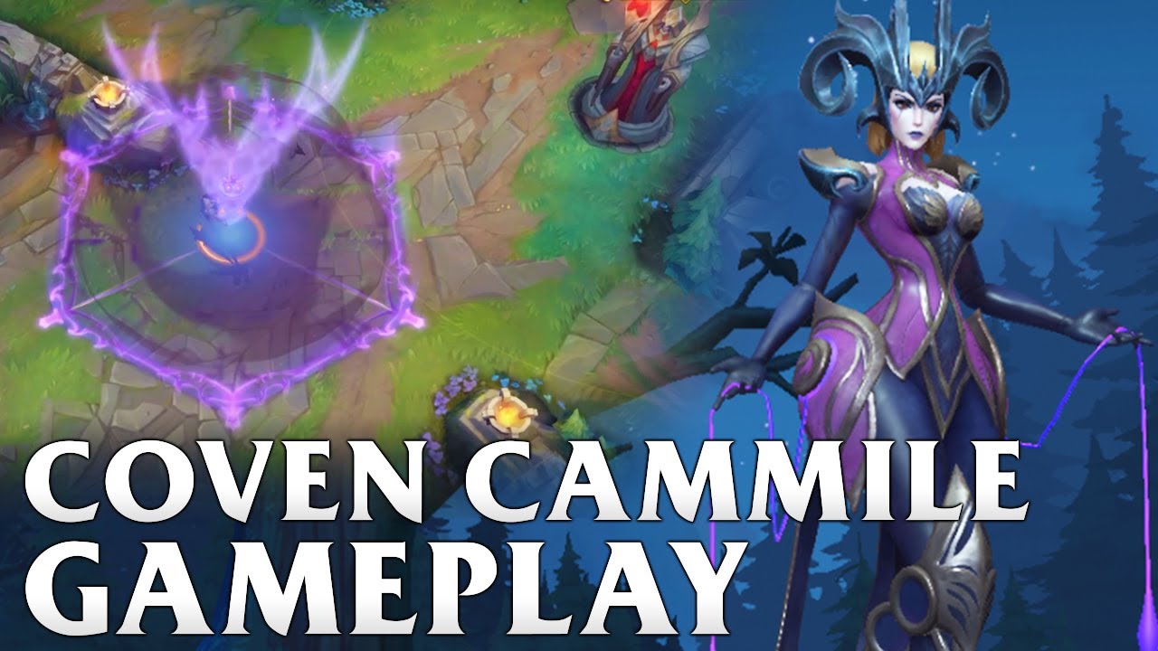 Coven Camille Gameplay - WILD RIFT