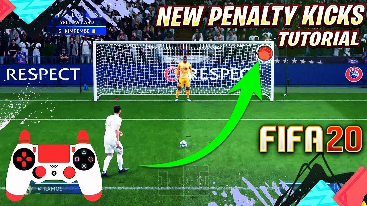 FIFA 20 NEW PENALTY KICKS TUTORIAL - EASY TRICK TO SCORE WITH THE NEW PENALTY KICKS SYSTEM