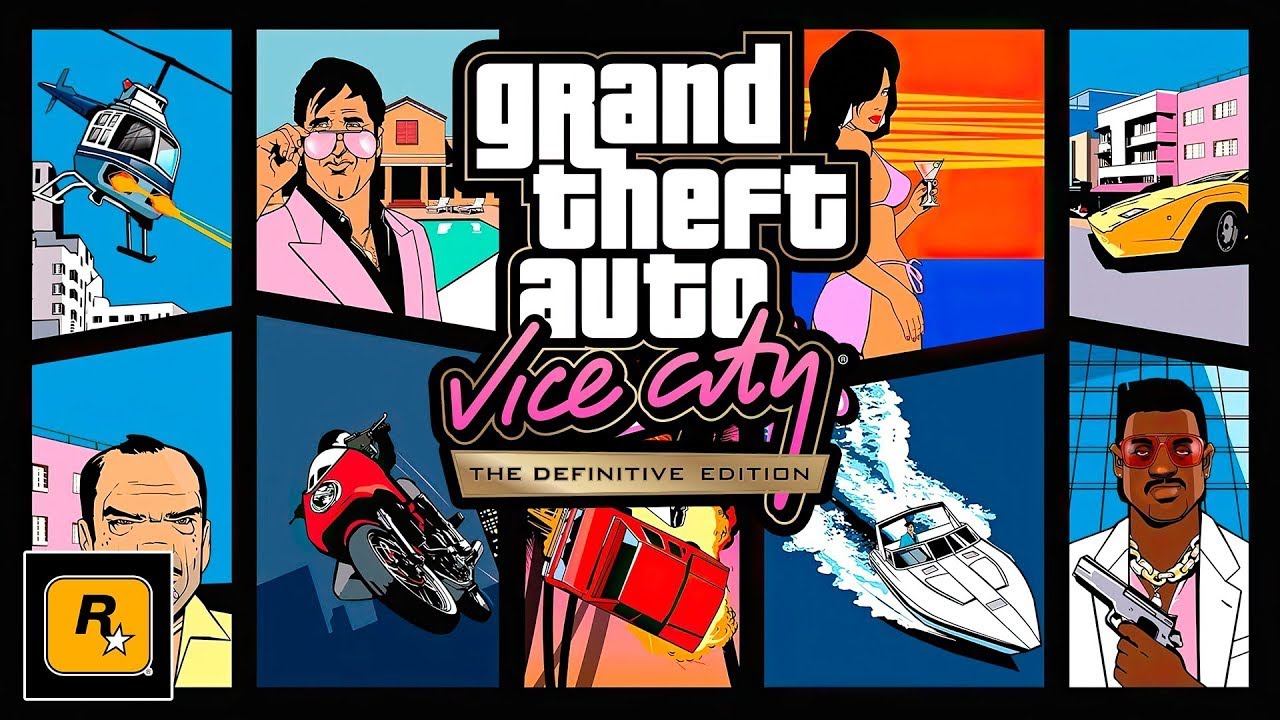 Grand Theft Auto Vice City DEFINITIVE EDITION GETTING ASSETS, gotta do this to progress WOW FUNNNN