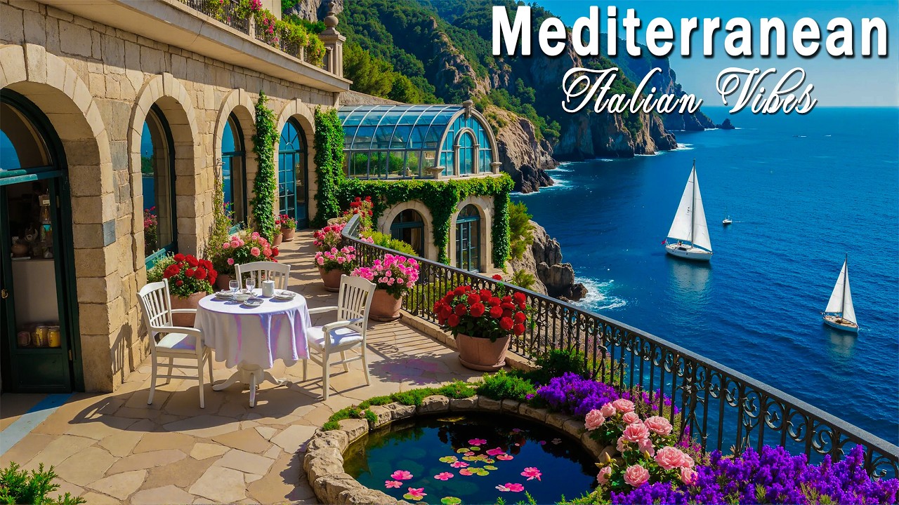 Lake Como Romantic ☕️ 🥂 Bliss Romantic Italian Melodies & Serene Mediterranean Scenery