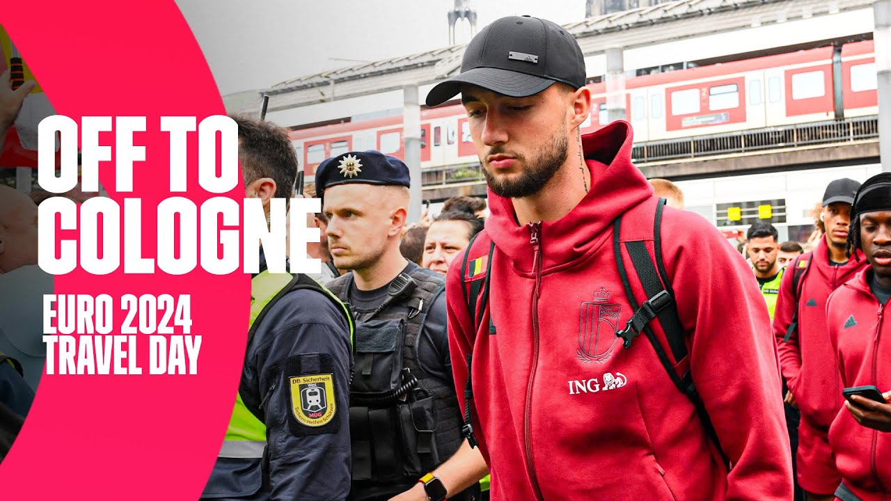 Choo Choo! Traveling by train from Stuttgart to Cologne 🚂🇩🇪 | #EURO2024 | #REDDEVILS