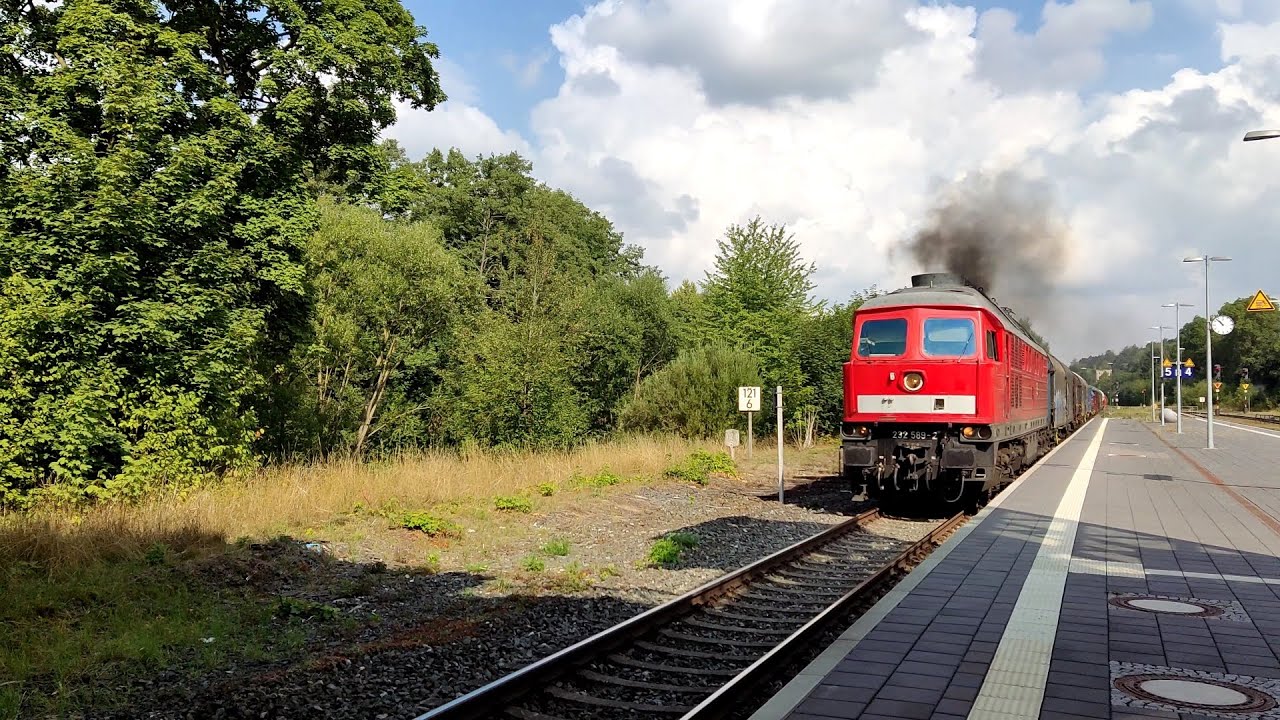 Bahnalltag im August 26 in Oberkotzau und Hof Hbf