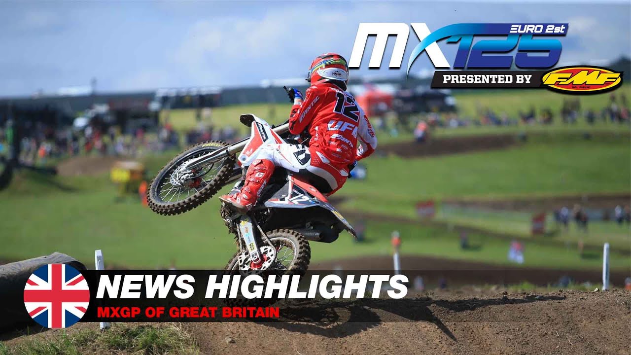 News Highlights | EMX125 Presented by FMF Racing | MXGP of Great Britain 2021 #Motocross