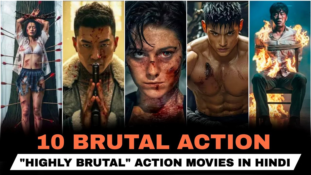 Top 10 " Highly Brutal" Action Movies In Hindi | Brutal Action Movies 2025 | Netflix & primevideo |