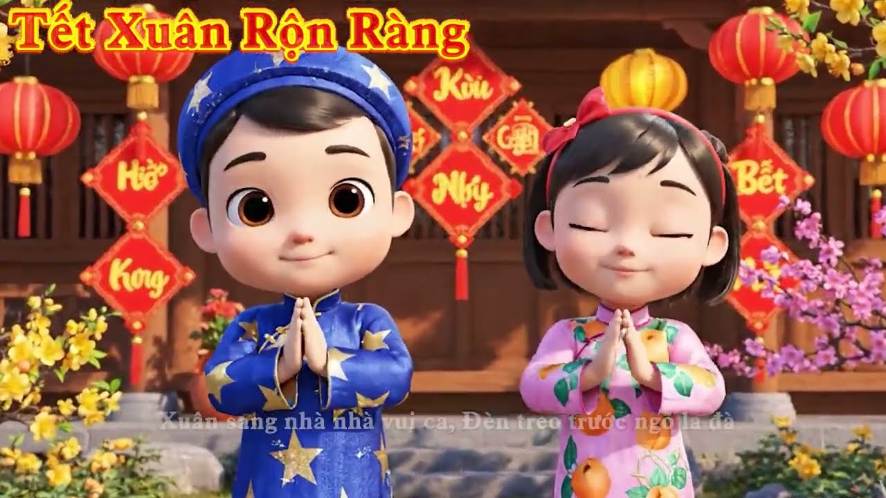 Tết Xuân Rộn Ràng 6 | TQA | Nhạc  Xuân Thiếu Nhi | Nhạc Xuân | Nhạc Tết Thiếu Nhi Vui Nhộn