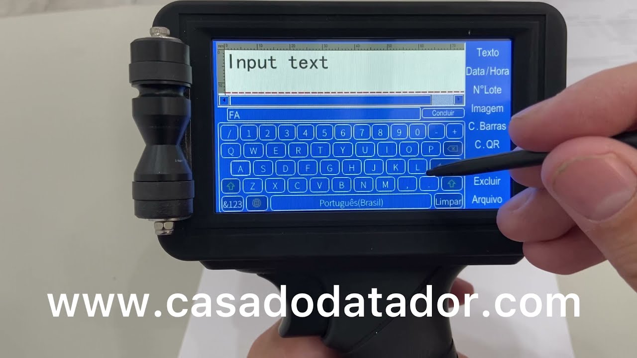 Criando Data de Fabricação, Validade e Lote no modelo Premium M6 - Casa do Datador