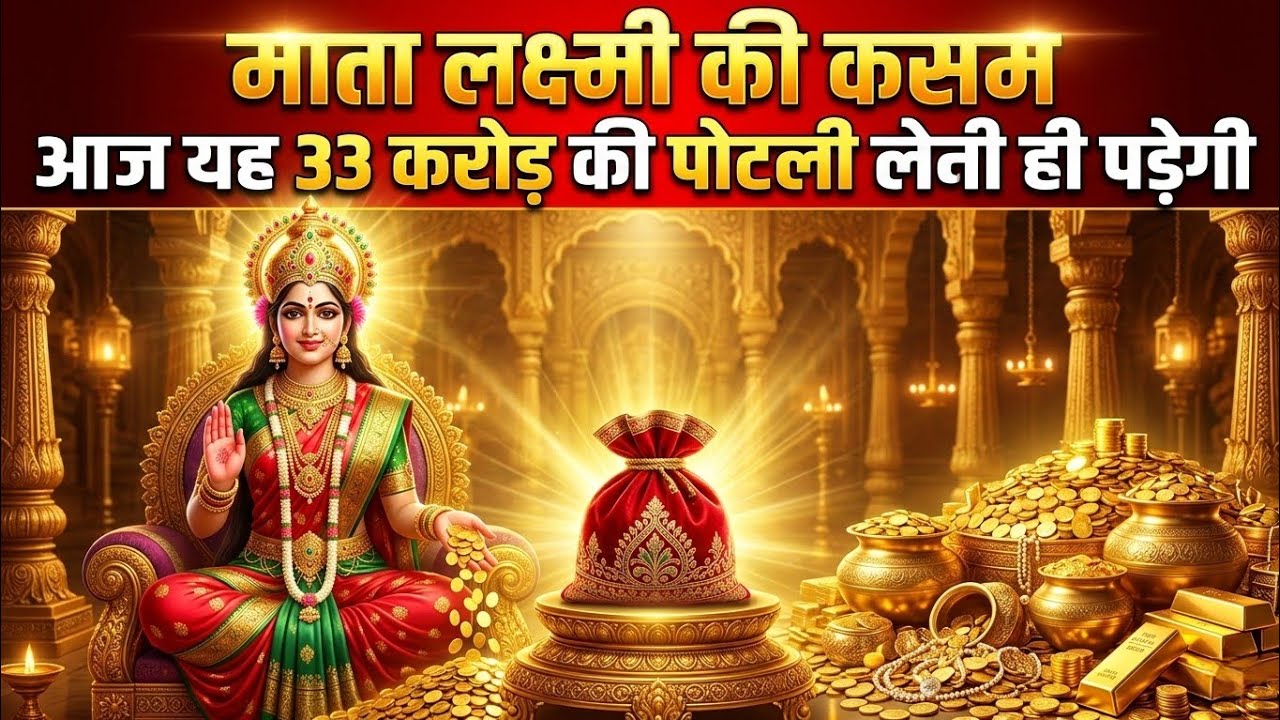 माता लक्ष्मी की कसम आज यह 33 करोड़ की पोटली लेनी ही पड़ेगी @MaaLaxmiBhaktiSms
