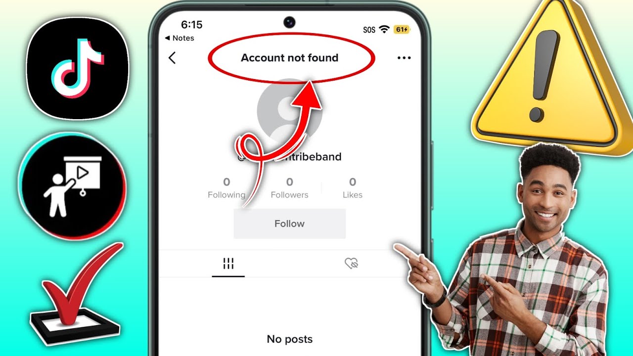 How To Fix Tiktok Account Not Found Problem (2025)