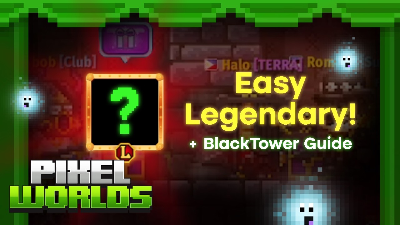 Black Tower Guide + Getting a Legendary! | Pixel Worlds