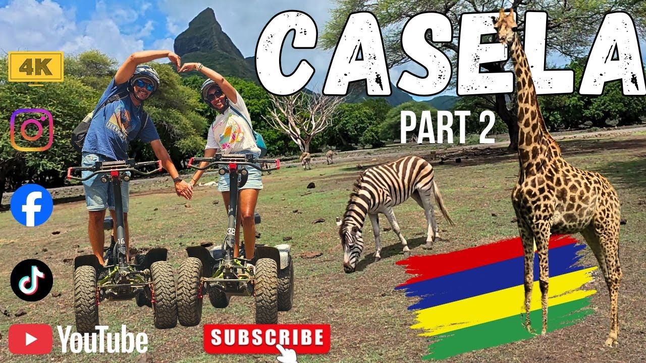 Casela Adventure Continues! 🦒🦓 Eco Ride with Zebras, Giraffes & many other animals