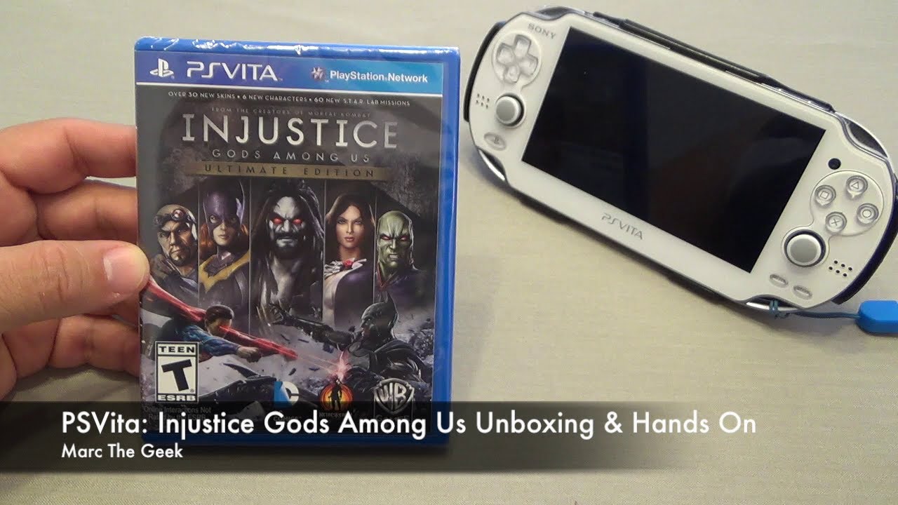 PSVita: Injustice Gods Among Us Unboxing and Hands On