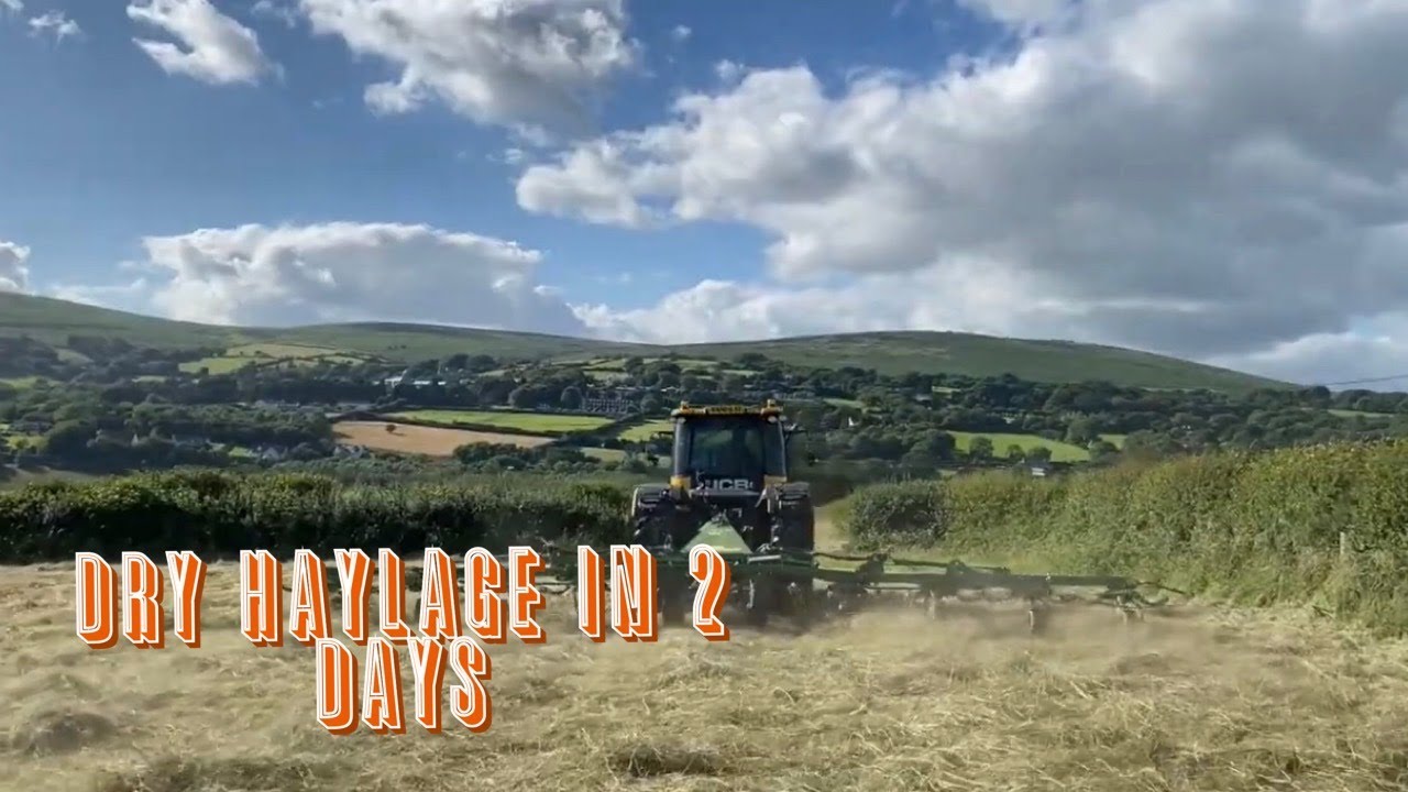 Making dry haylage in 2 days, part 1. Episode 70