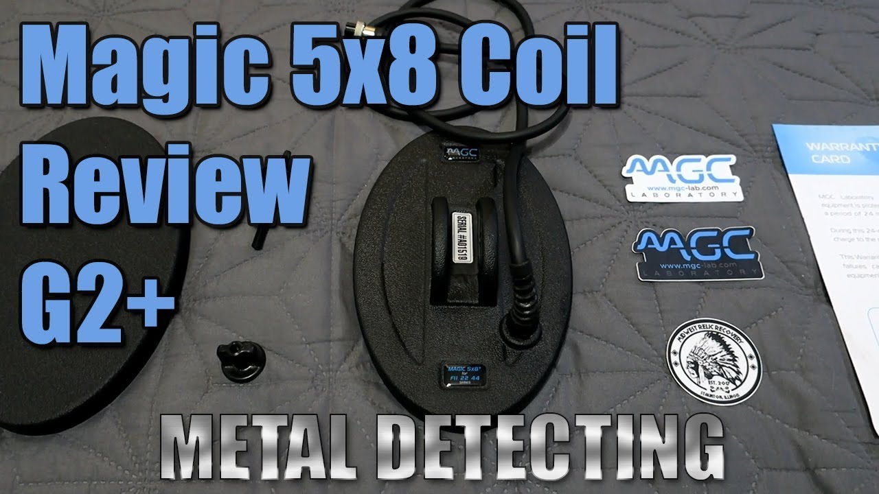 Metal Detecting:  Magic 5x8 Coil Review On Teknetics G2+
