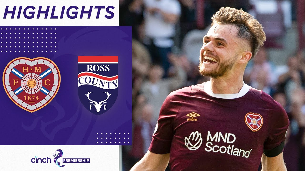 Hearts 2-1 Ross County | Alan Forrest Scores First Hearts Goal! | cinch Premiership
