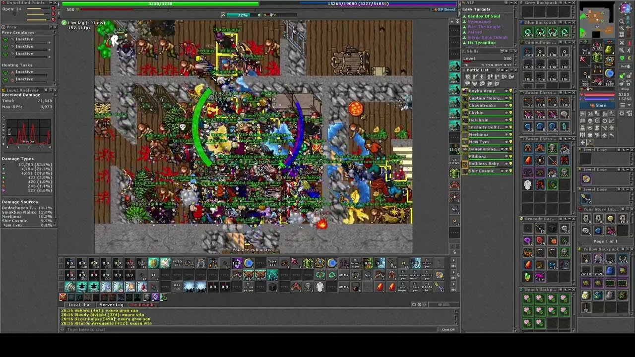 Tibia War Quintera- Pitilloxz 800 ED + Ruthless Baby 740 EK