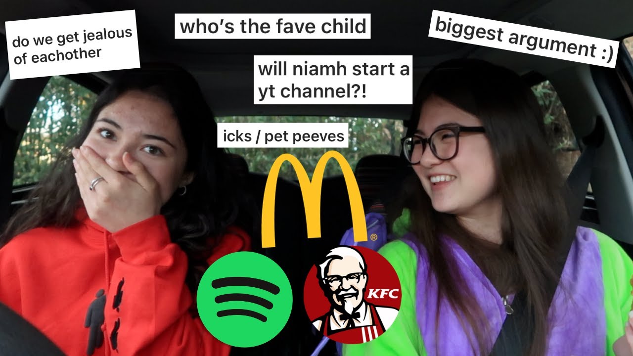 DRIVE WITH MI + NI (music, q&a, mukbang)