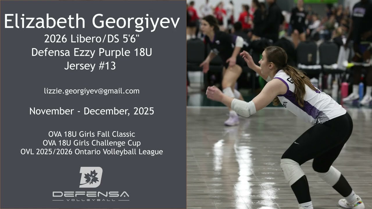 Nov - Dec 2025 Volleyball Digs, Sets, Serves Highlights