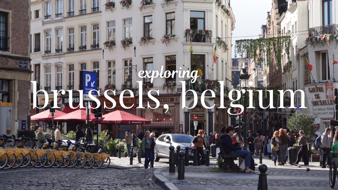 first time in Belgium | exploring brussels & day trip to ghent | being a tourist | travel vlog
