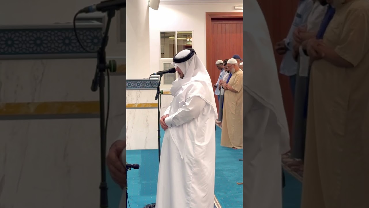 تلاوة جميلة للشيخ صالح الأنصاري من تصوير الشيخ شايع التميمي في قطر