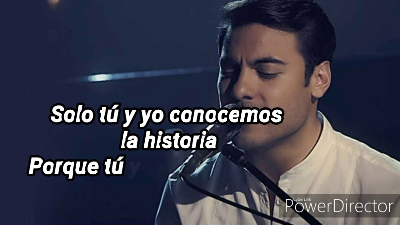 Que lo nuestro se quede nuestro - Carlos Rivera, (Versión acústica en letra)