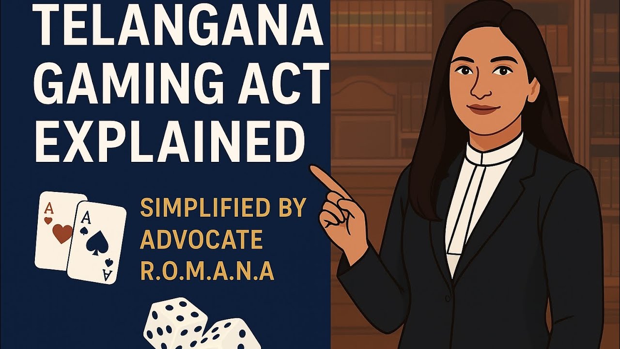 🎯 Telangana Gaming Act Simplified | Explained by Advocate Romana 